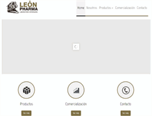 Tablet Screenshot of leonpharma.com